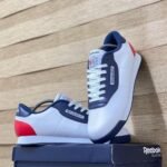 Reebok Classic White Navy Blue Red Sneakers - Luxury Footwear for Men